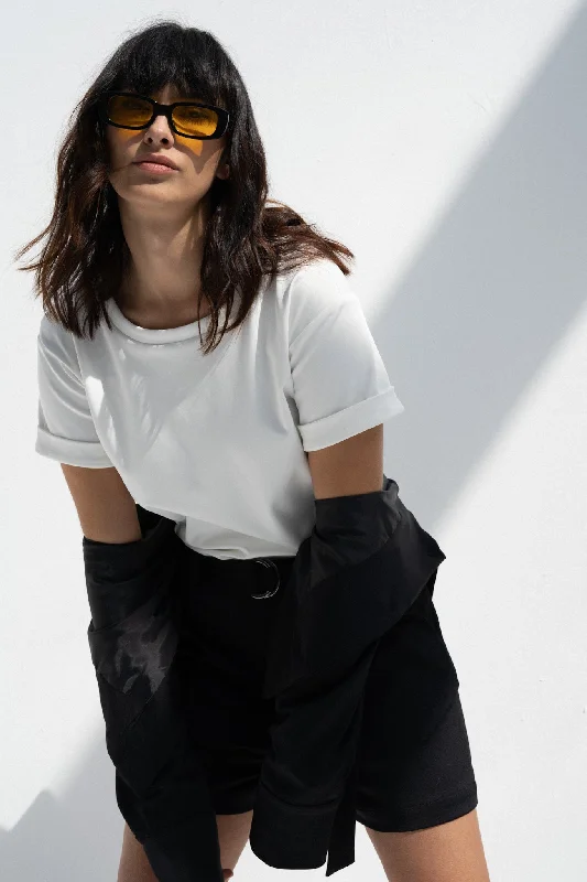 Make Your Weekend Count with Savings White T-Shirt (Scuba)