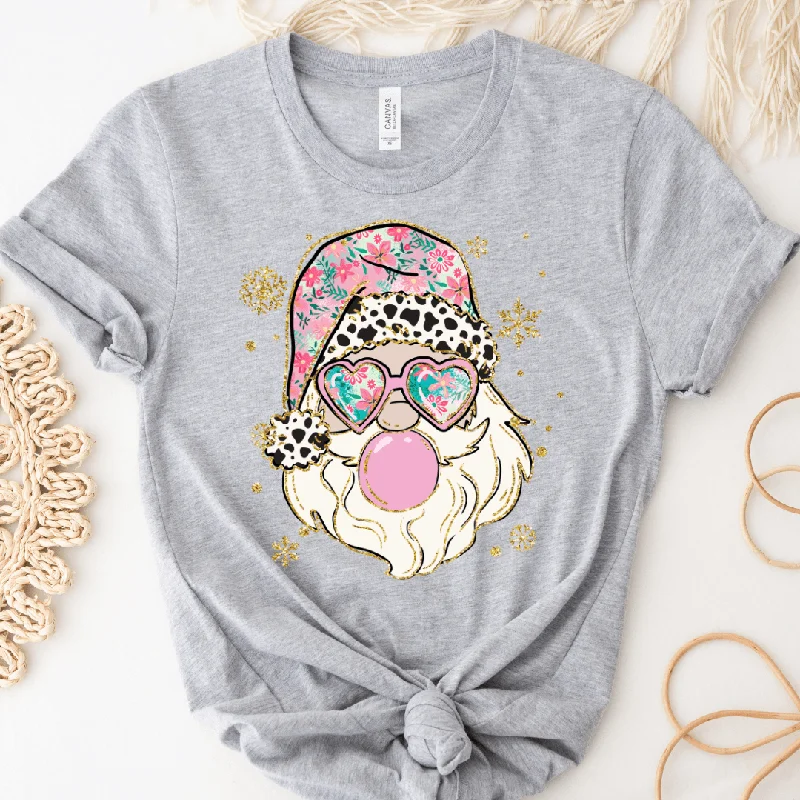 Year-End Deals Bubblegum Santa Graphic Tee