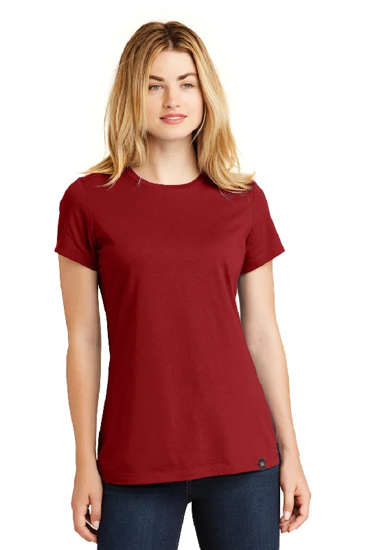 Act Now New Era Womens Heritage Short Sleeve Crewneck T-Shirt - Crimson Red - Closeout Act Now New Era Womens Heritage Short Sleeve Crewneck T-Shirt - Crimson Red - Closeout