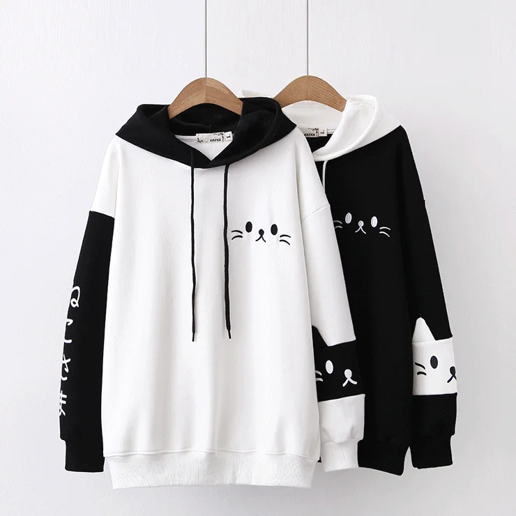 Crazy Deal Cute Kitty Hoodie AD10963