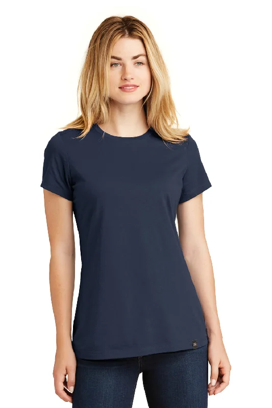 Sneak Peek Sale New Era Womens Heritage Short Sleeve Crewneck T-Shirt - True Navy Blue - Closeout