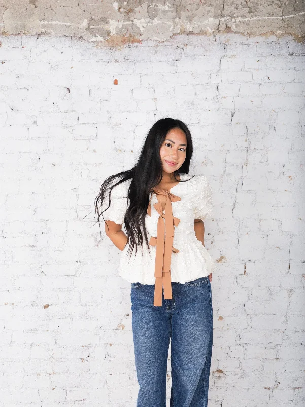 Steal Deal Emberlynn Puff Top