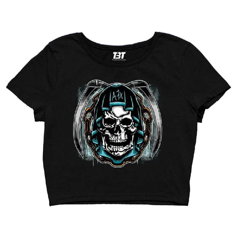 Act Now Avenged Sevenfold Crop Top - Grim Resonance