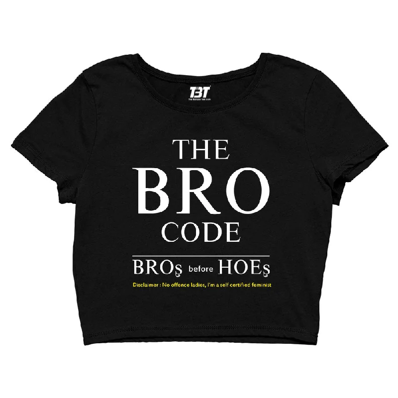 Flash Deals How I Met Your Mother Crop Top - Bro Code