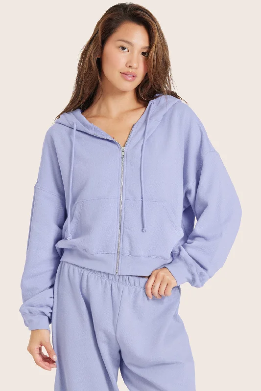 Buy Now LIGHTWEIGHT SWEATS CLASSIC ZIP HOODIE - LILY