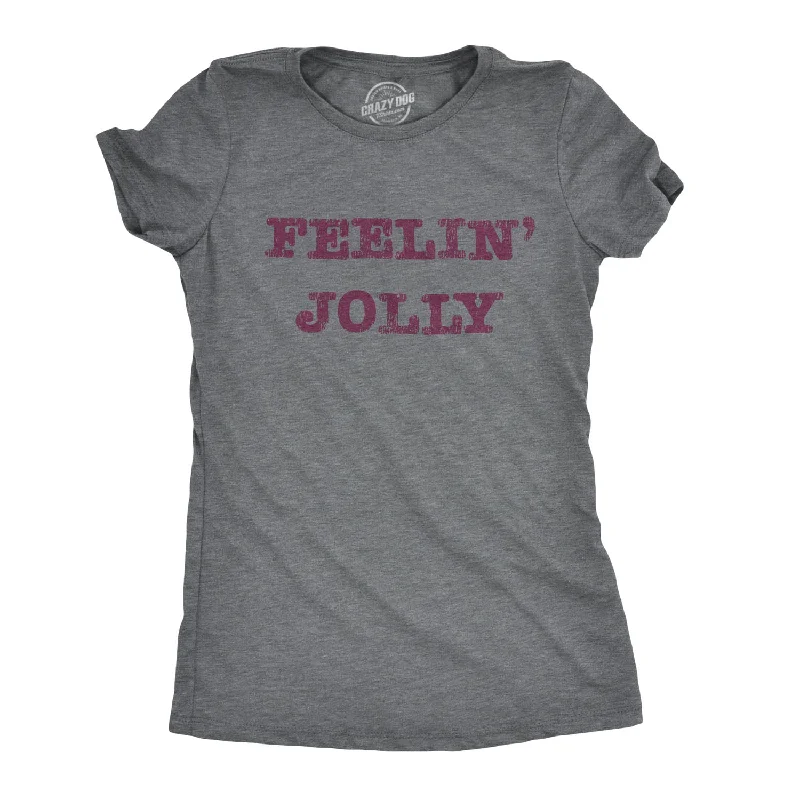 Overstock Feelin' Jolly Women's T Shirt