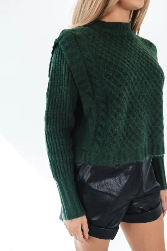 Sale Alert Good Morning Sweater - Hunter Green