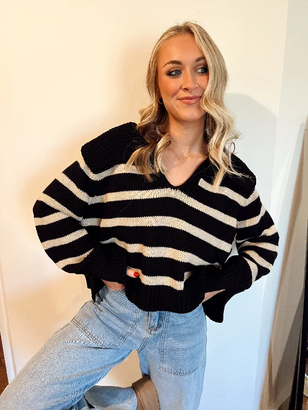 Bonus Savings Take Me Away Sweater - Black