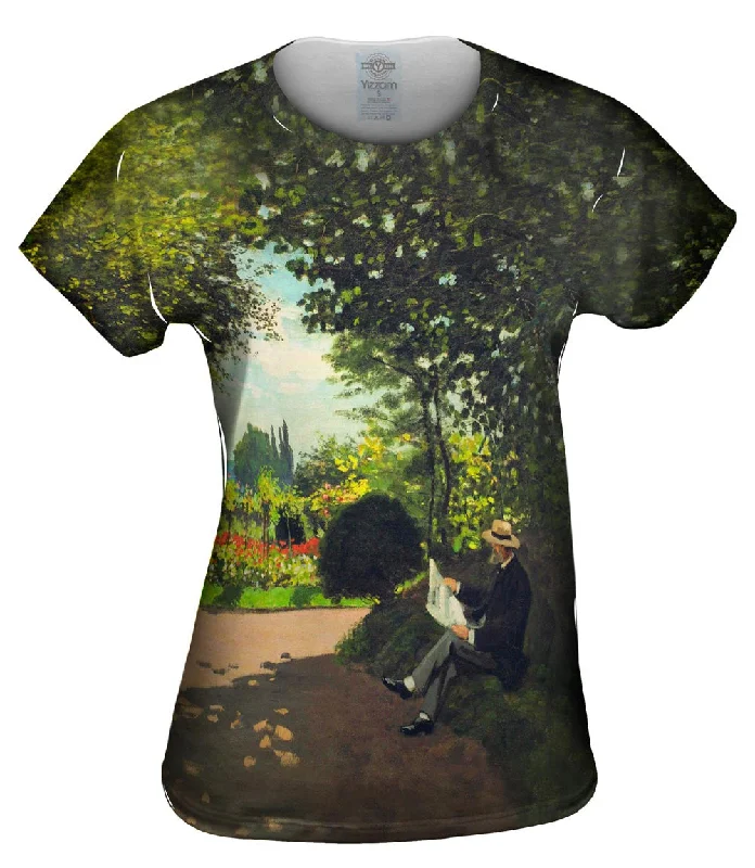 Bargain Prices Monet -"Reading in the Garden" (1866)
