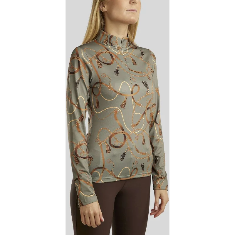 Weekend Deals That Thrill Montar Polo Haily Bridle Print Longues Manches Dusty Green Weekend Deals That Thrill Montar Polo Haily Bridle Print Longues Manches Dusty Green