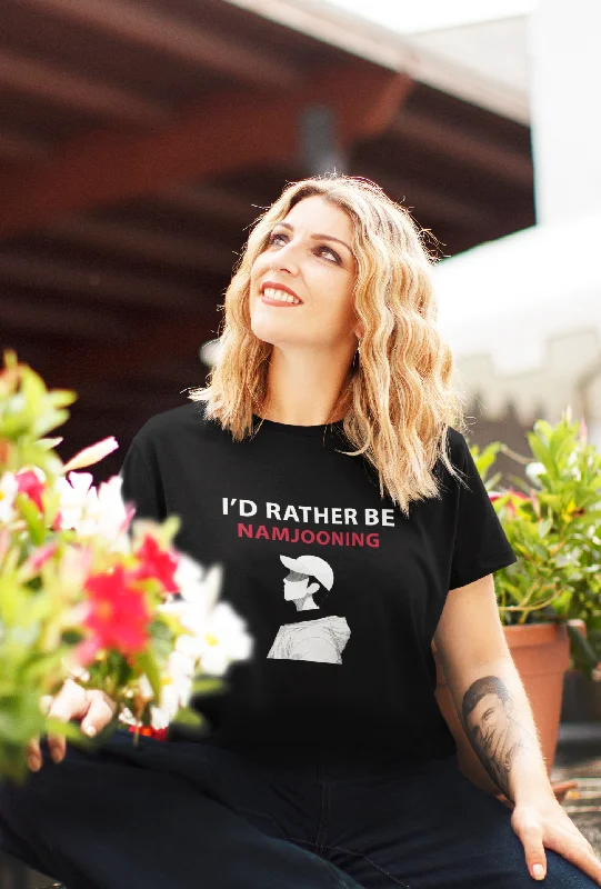 Weekend Offers That Please I'd rather be Namjooning: BTS  - Half-sleeve T-shirts