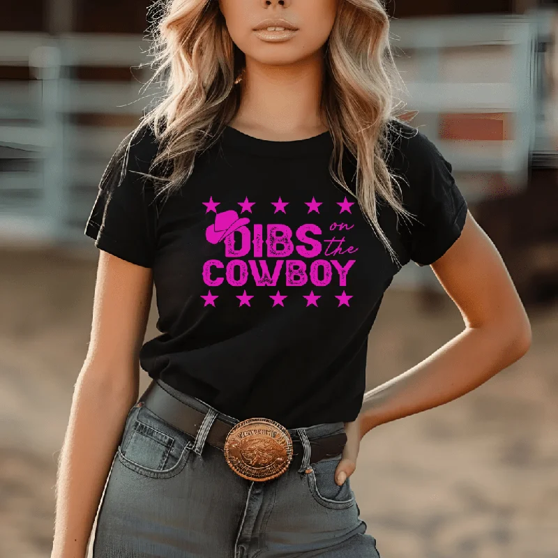 Super Sale Dibs on the Cowboy Graphic Tee
