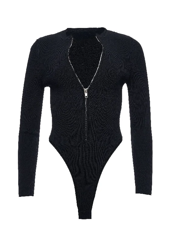 New Deals Geo Rib Knit Bodysuit
