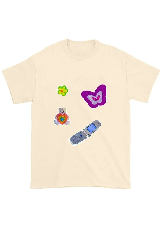 Early Access Vintage Sticker Chunky Shirt