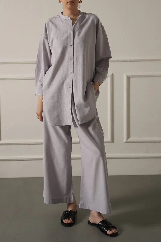 Anniversary Sale BAND COLLAR SHIRT