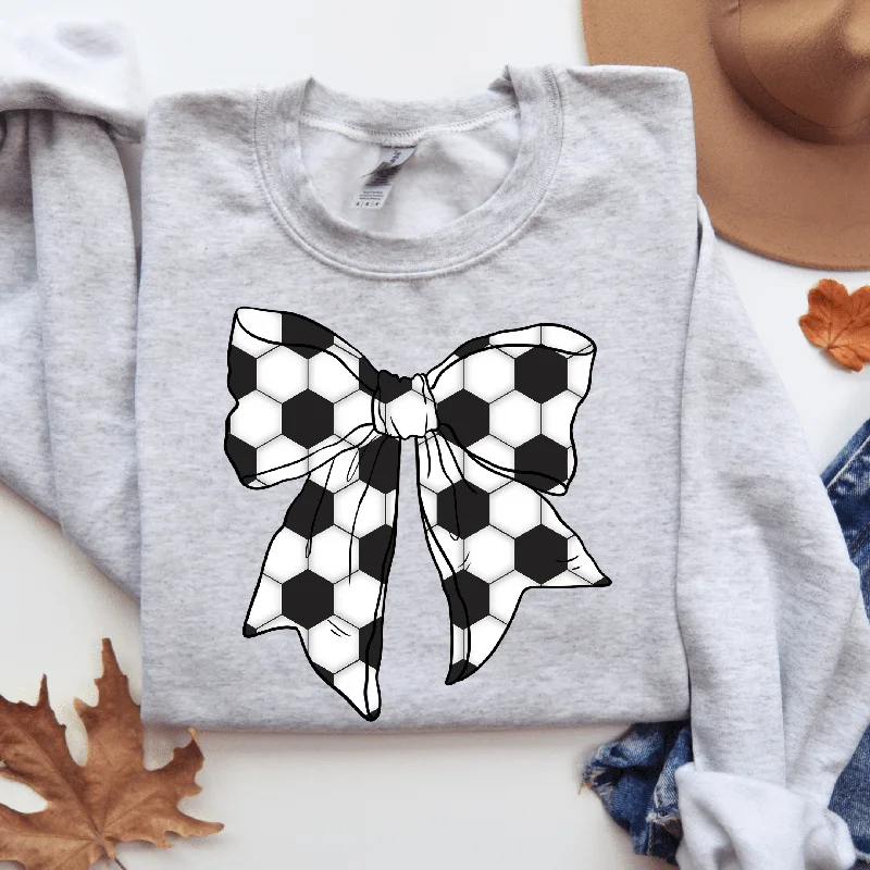 Major Savings Soccer Bow Sweatshirt