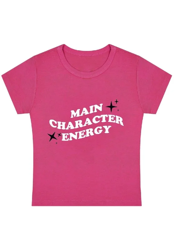 Special Savings Main Character Energy Y2k Baby Tee