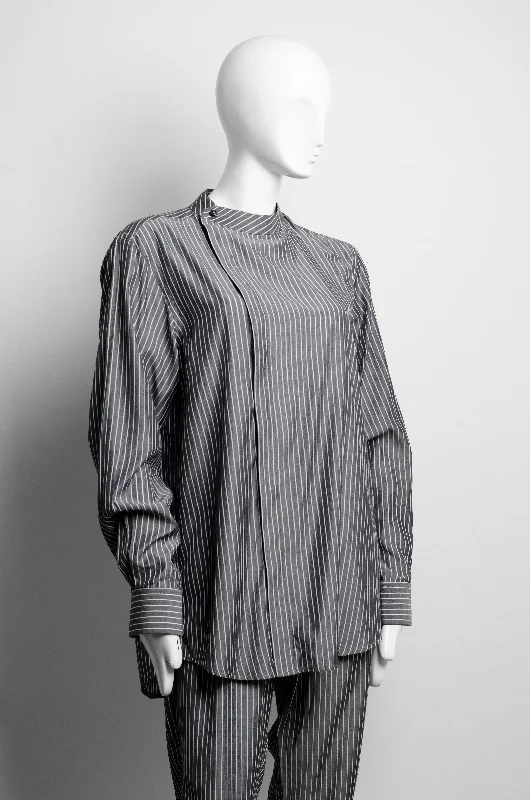 Weekend Deals That Spark Striped Grey Shirt