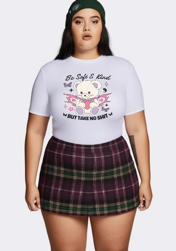 Unmissable Offer Curvy Be Soft And Kind Baby Tee