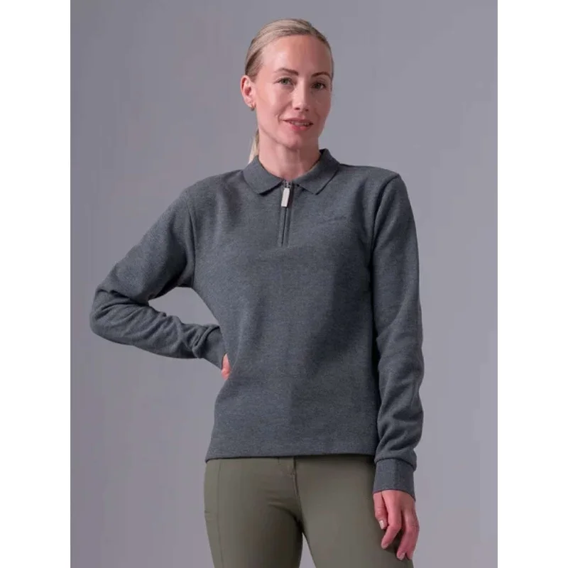 Weekend Savings Delight PS of Sweden Polo Olivia Dark Grey Melange