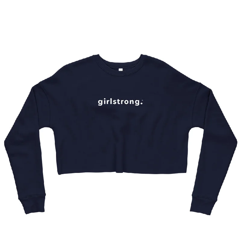 Stock Clearance EVERYDAY FLEECE CROPPED SWEATSHIRT NAVY