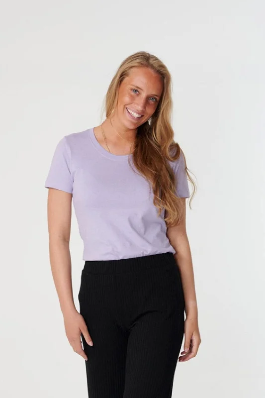Year-End Sale Fitted T-shirt - Lavender