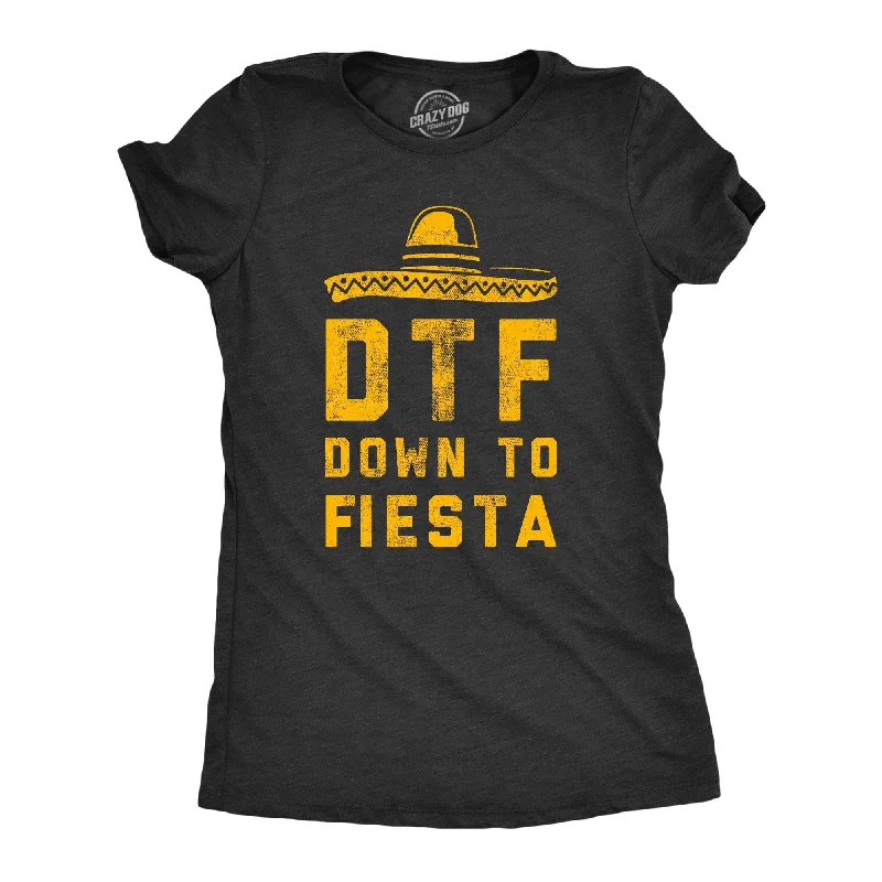Super Sale DTF Down To Fiesta Women's T Shirt