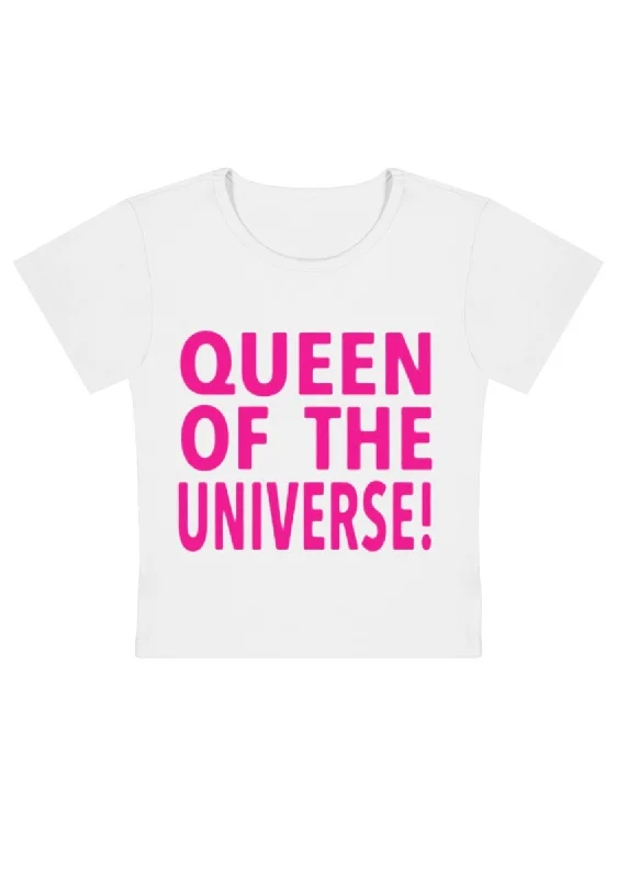 Instant Discount Queen Of The Universe Y2k Baby Tee