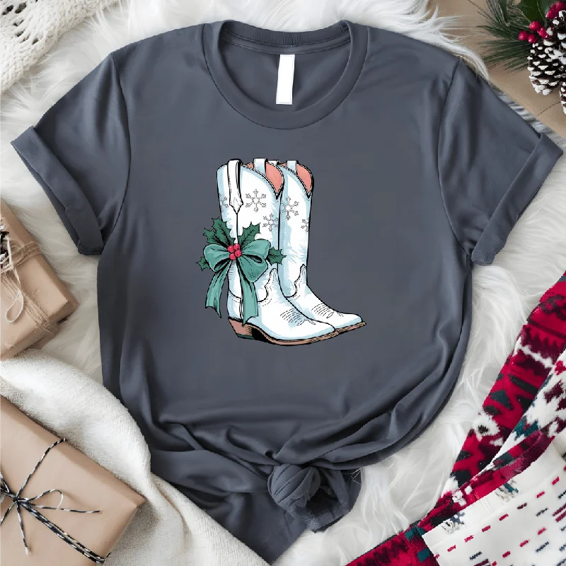 Special Price Mistletoe Boots Graphic Tee