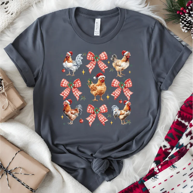 Early Bird Chickens & Bows Graphic Tee