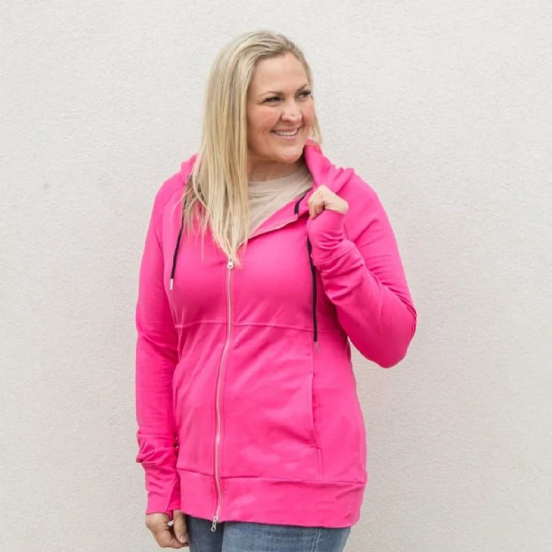 Celebrate the Weekend with Discounts Fuchsia Full Zip
