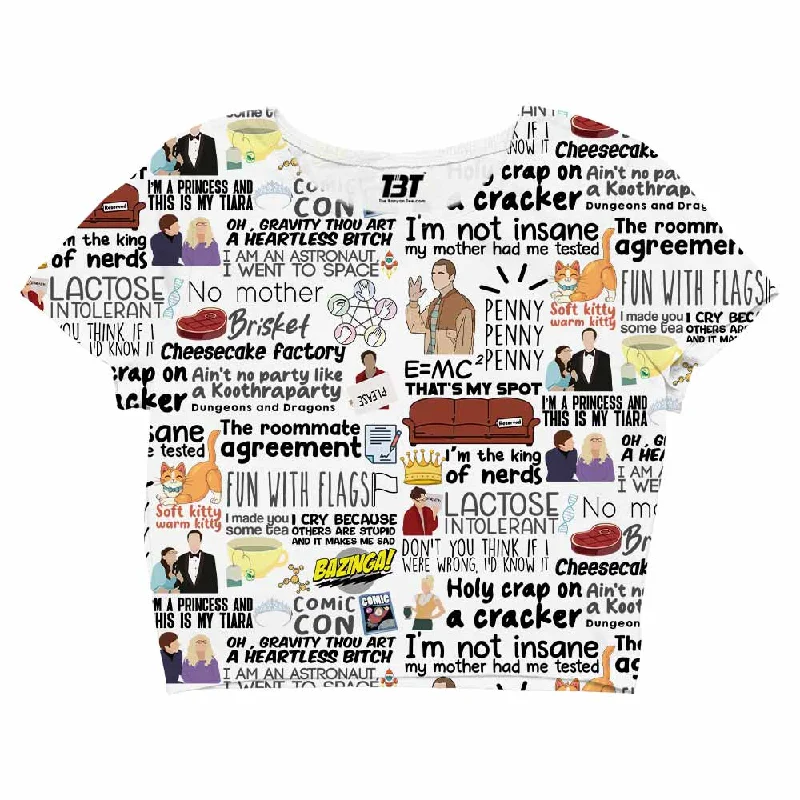 Limited Time The Big Bang Theory AOP Crop Top