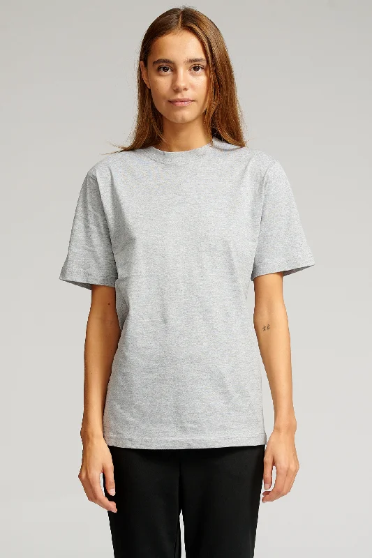 Online Exclusive Oversized T-shirt - Grey Melange