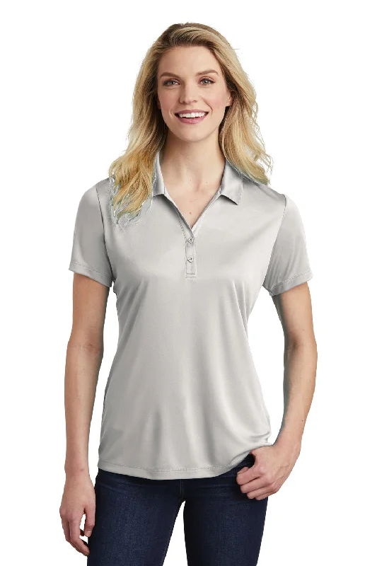 Weekend Savings Fiesta Sport-Tek Womens Competitor Moisture Wicking Short Sleeve Polo Shirt - Silver Grey Weekend Savings Fiesta Sport-Tek Womens Competitor Moisture Wicking Short Sleeve Polo Shirt - Silver Grey