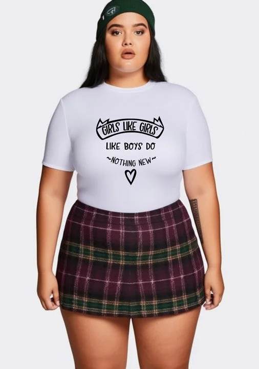 Weekend Specials to Savor Curvy Girls Like Girls Like Boys Do Nothing New Baby Tee