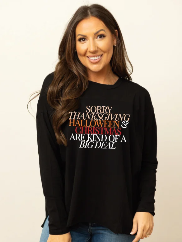 Limited Quantity Kind of a Big Deal on Black Long Sleeve Tee