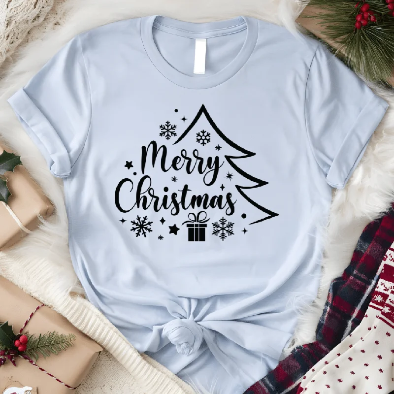 Can't Resist Merry Christmas Snowflake Graphic Tee