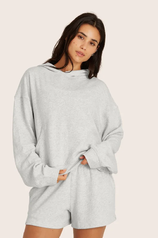 Blowout Deals LIGHTWEIGHT SWEATS CLASSIC HOODIE - HEATHER GREY