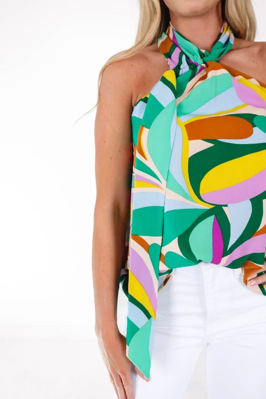 Weekend Offers That Impress Start The Party Top - Green