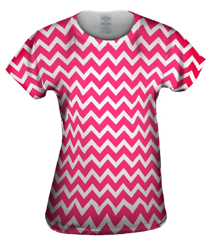 Can't Miss Chevron Thick Pink