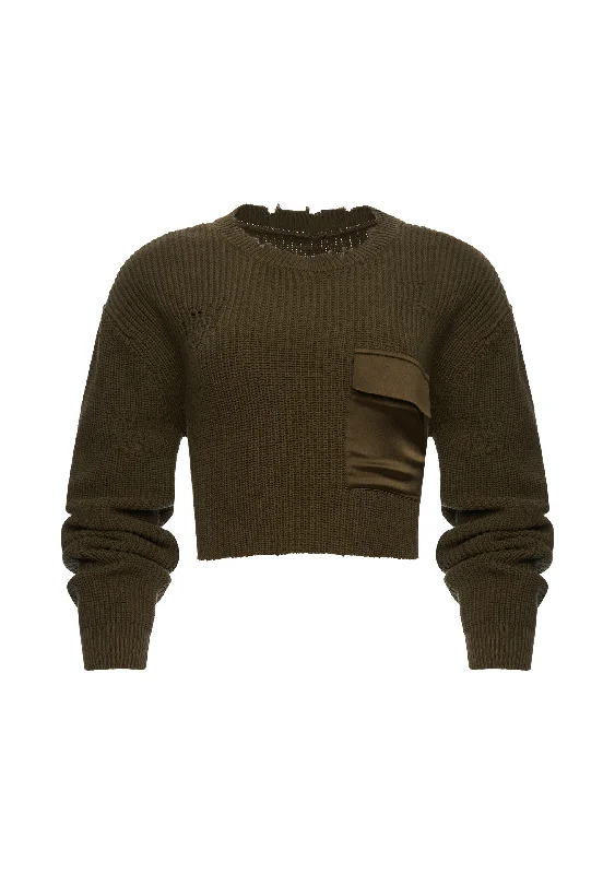 Weekend Bargains Just for You Mid Cropped Devin Sweater