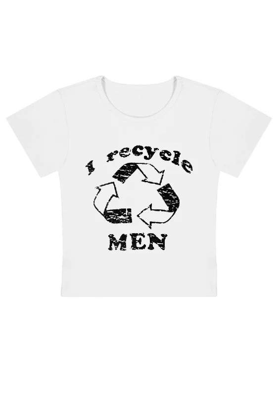 Last Chance I Recycle Men Y2k Baby Tee