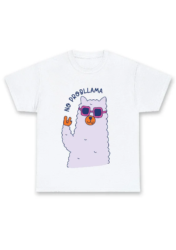 Deal Alert No Probllama Alpacas Chunky Shirt