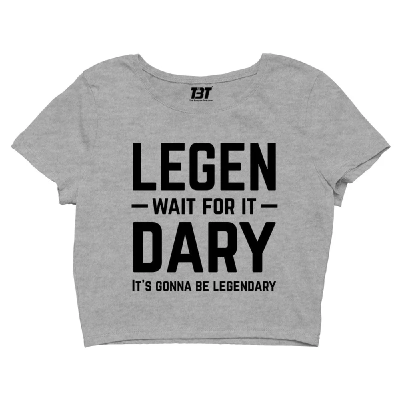 Great Deals How I Met Your Mother Crop Top - Legendary - Wait For It