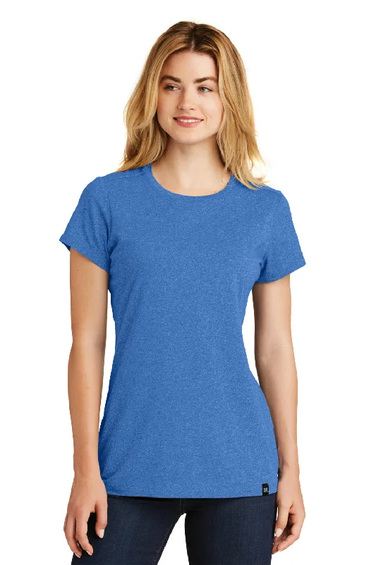 Price Break New Era Womens Heritage Short Sleeve Crewneck T-Shirt - Heather Royal Blue - Closeout