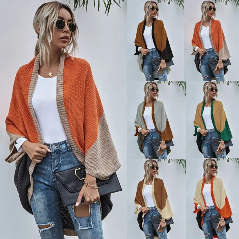 Weekend Deals That Sizzle womens clothing 2022 American women's sweaters winter new loose knit cardigan languid lazy wind pocket long sweater coat Weekend Deals That Sizzle womens clothing 2022 American women's sweaters winter new loose knit cardigan languid lazy wind pocket long sweater coat