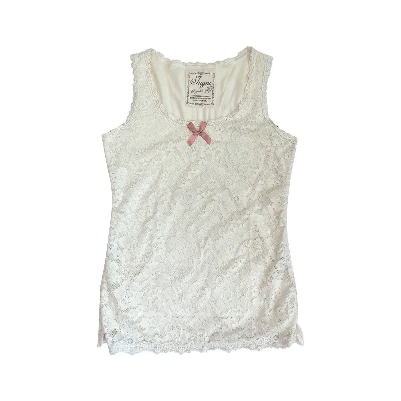 Weekend Specials to Indulge In Ribbon Lace Vest
