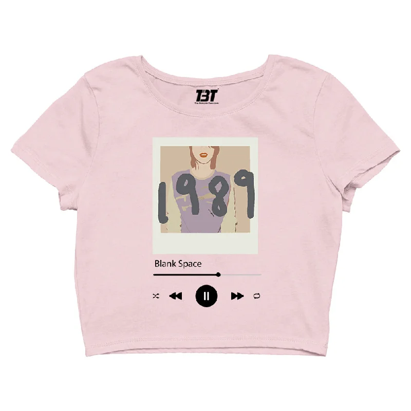 Discount Extravaganza Taylor Swift Crop Top - Blank Space