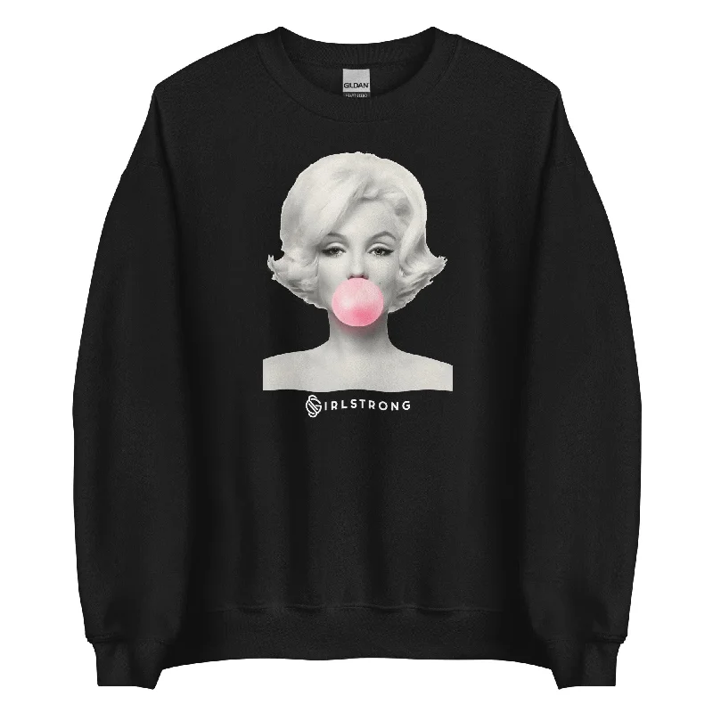 Price Slash THE ESSENTIAL UNISEX SWEATSHIRT BLACK MARILYN MONROE