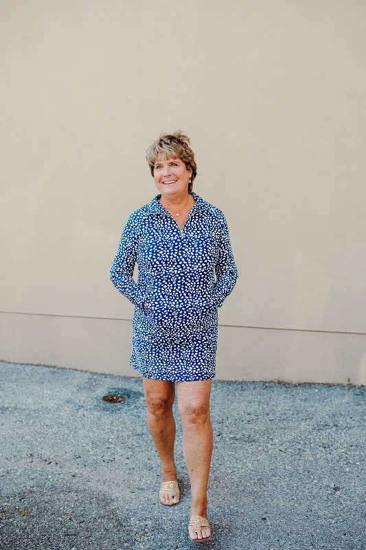 Early Access Parker Pullover Navy Small Diana's Dot